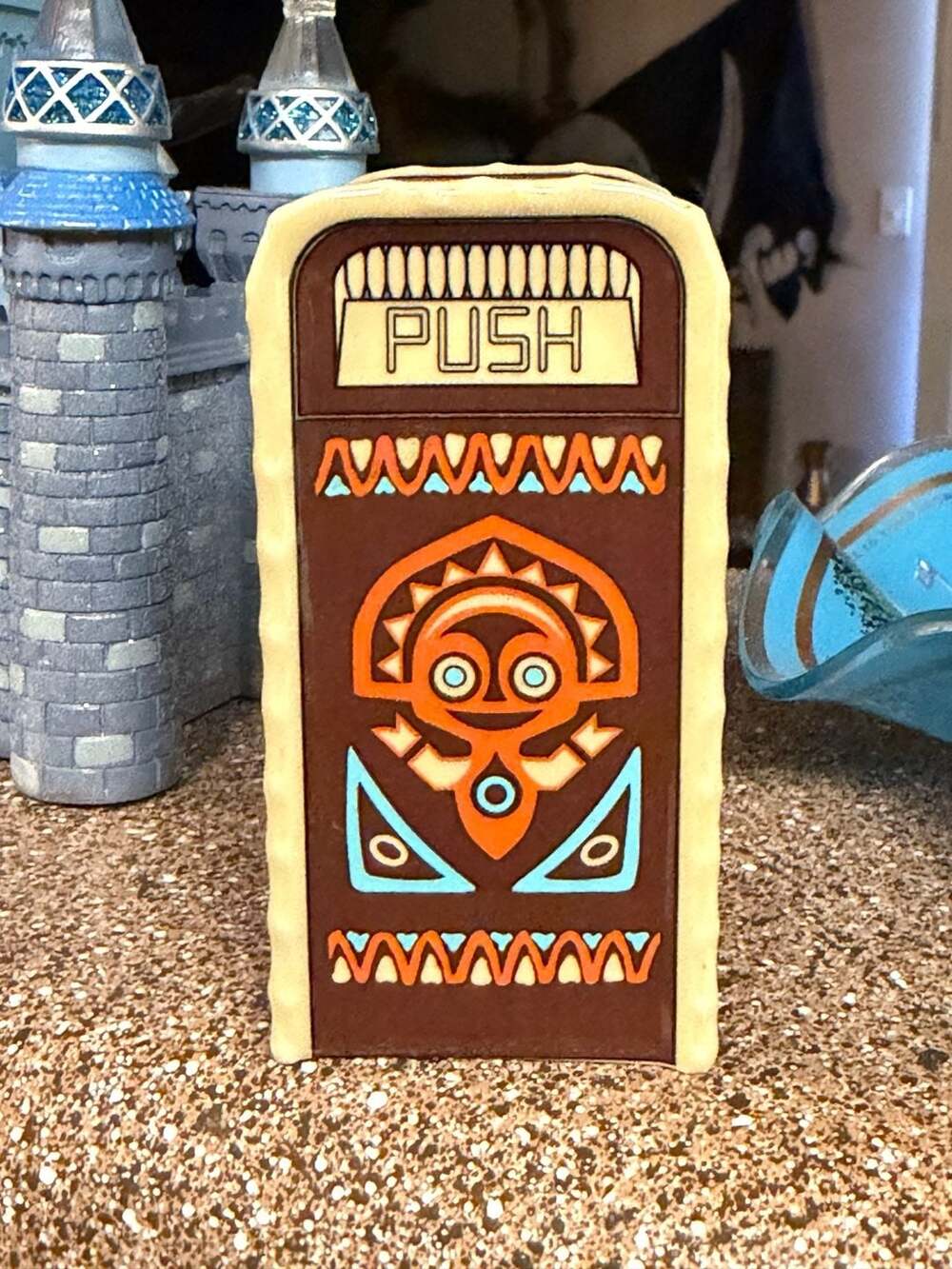 Disney Parks Polynesian Resort Trash Can Salt and Pepper Shaker